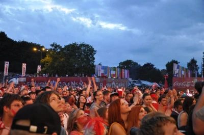 Tłumy w gdańskiej Strefie Kibica
