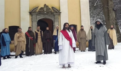 Inscenizacja Drogi Pojmania na Kalwarii Wejherowskiej