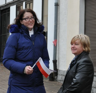 Biało-czerwona parada niepodległościowa w Wejherowie