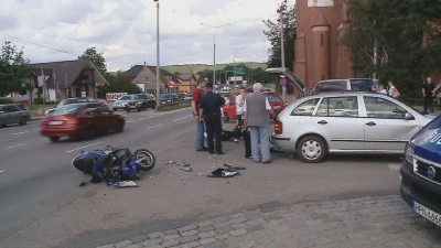 Reda: Wypadek z udziałem skutera