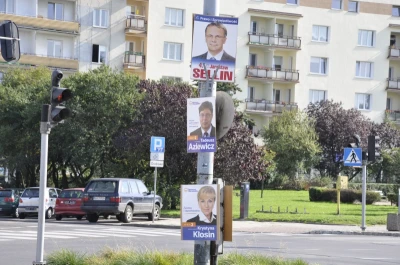 Plakaty wyborcze zasypały trójmiasto
