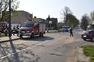 Wejherowo: Wypadek z udziałem policyjnej hondy