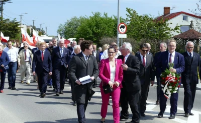 Rondo Tajnej Organizacji Wojskowej Gryf Pomorski – uroczyste otwarcie – fot. Leszek Spigarski