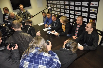 Konferencja klubu Gryf Orlex Wejherowo