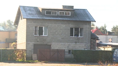 Pożar domu w Strzebielinie