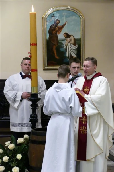 Wielka Sobota - Wigilia Paschalna w Wejherowskiej Kolegiacie - fot. Leszek Spigarski