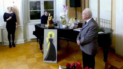 Benefis Edmunda Szymikowskiego w Muzeum PiMK-P – 65 lat z haftem kaszubskim. Fot – Leszek Spigarski