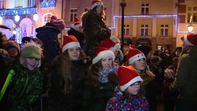 Mikołajki na rynku w Wejherowie