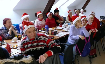 Turystyczne Mikołajki i Dzień Wolontariusza 2017 w WUTW YMCA, fot. Leszek Spigarski