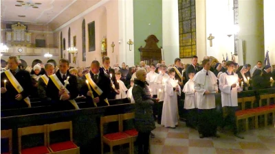 Wielka Sobota - Wigilia Paschalna w Wejherowskiej Kolegiacie - fot. Leszek Spigarski