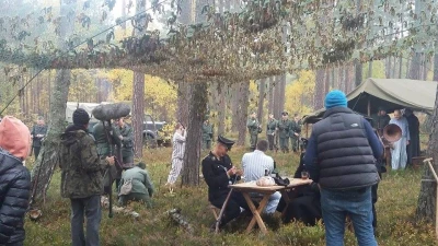 Na planie filmu Kamerdyner