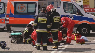 Reda: Wypadek z udziałem skutera
