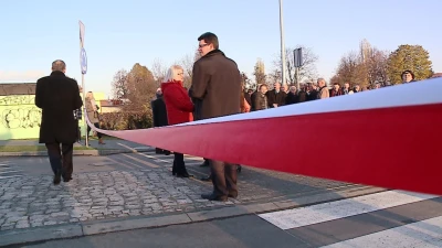 Uroczyste otwarcie trasy Leśna - Cegielniana