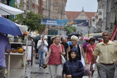 Gdańsk: Deszczowy Jarmark św. Dominika