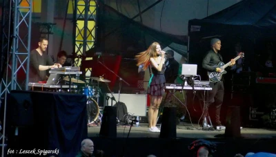 Monika Lewczuk na Światowym Zjeżdzie Kaszubów Rumia 2017 fot. Leszek Spigarski