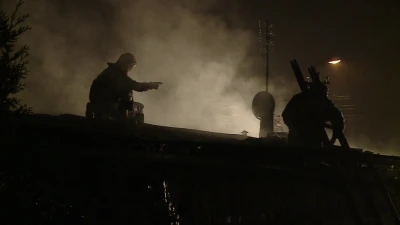 Pożar na ulicy Stefczyka w Wejherowie