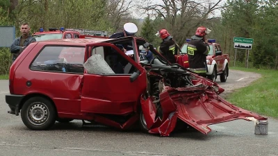 Wypadek na skrzyżowaniu - Wielka Piaśnica