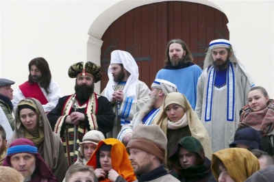 Inscenizacja Drogi Pojmania na Kalwarii Wejherowskiej