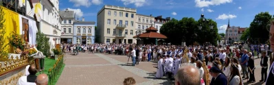 Boże Ciało 2017. Uroczystośc w parafii pw. Trójcy Świętej w Wejherowie. Fot. Leszek Spigarski