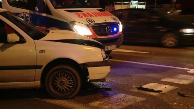 Wypadek na rondzie Solidarności