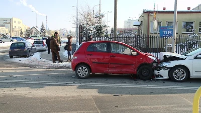 Kolizja na ul. Chopina w Wejherowie