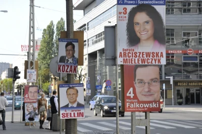 Plakaty wyborcze zasypały trójmiasto