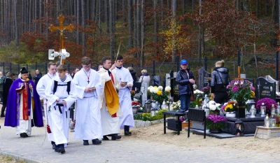 Wszystkich Świętych - uroczystości na wejherowskim cmentarzu