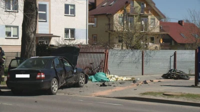 Rumia: Śmiertelny wpadek motocyklisty