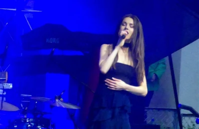 Monika Lewczuk na Światowym Zjeżdzie Kaszubów Rumia 2017 fot. Leszek Spigarski
