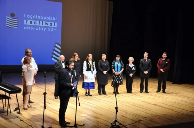 Wejherowo: Gala I Ogólnopolskiego Festiwalu Chóralnego 50+ (fot. Leszek Spigarski)