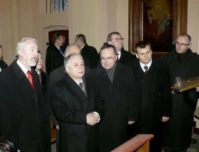 Prezydent Lech Kaczyński w Wejherowie - 2009 rok