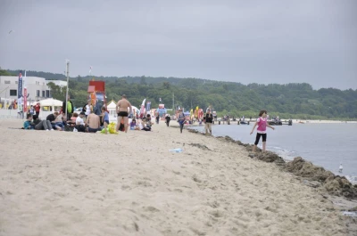 Sopot: Pływali dookoła mola