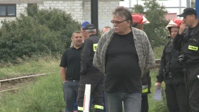 Wypadek na torach we Władysławowie