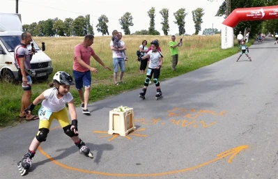 Puchar Kaszub w rolkarstwie szybkim - Kłanino 2017 (fot. Leszek Spigarski)
