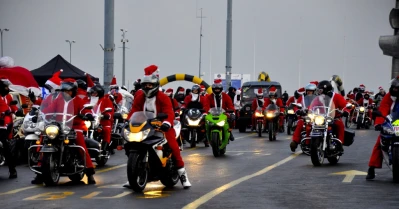 X Parada Mikołajów na Motocyklach