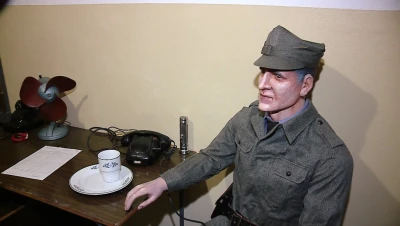 Otwarcie schronu w Muzeum Techniki Wojskowej 'Gryf' w Dąbrówce
