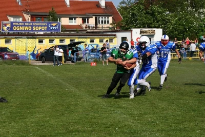 Zwycięstwo  Sabercats Sopot na własnym boisku