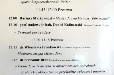 Jan Trepczyk 110-lecie urodzin. Konferencja naukowa fot. Leszek Spigarski.