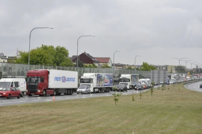 Wypadek na rondzie Solidarności