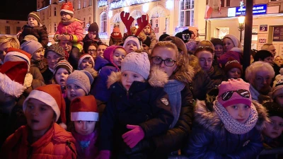 Mikołajki na wejherowskim rynku fot Leszek Spigarski/TTM