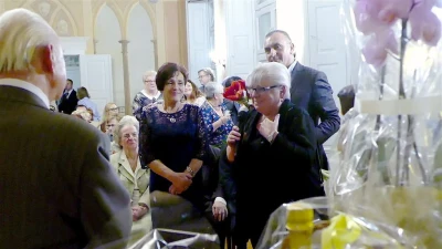 Benefis Edmunda Szymikowskiego w Muzeum PiMK-P – 65 lat z haftem kaszubskim. Fot – Leszek Spigarski