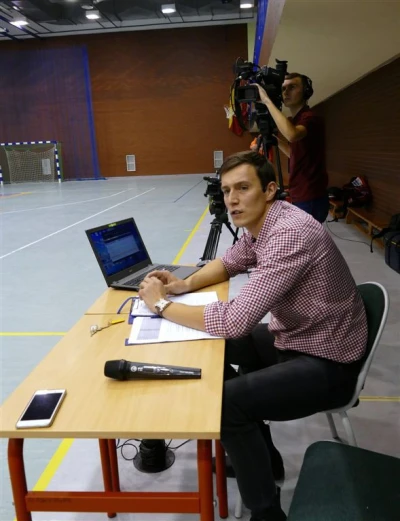 Tytani vs AZS UMK Toruń 29:24, 4.11.2017, fot. Leszek Spigarski