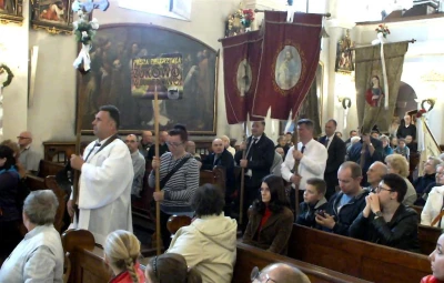 Pielgrzymi z Kościerzyny, Przodkowa, Żukowa i Grzybna dotarli do Wejherowa fot. Leszek Spigarski