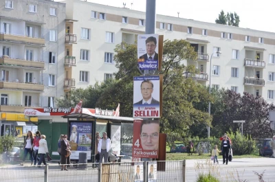 Plakaty wyborcze zasypały trójmiasto