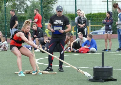 Wejher Cross Games 2017, półfinał – sanie i kamizelka, fot. Leszek Spigarski