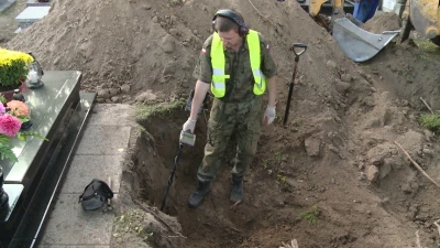 Ekshumacja poległych w II wojnie światowej