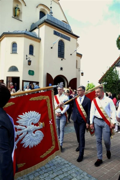Boże Ciało 2017. Uroczystośc w parafii pw. Trójcy Świętej w Wejherowie. Fot. Leszek Spigarski