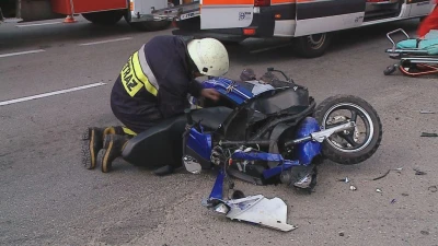 Reda: Wypadek z udziałem skutera