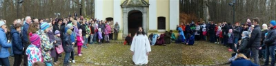 Inscenizacja Misterium - Droga Pojmania po raz pierwszy na Kalwarii Wejherowskiej fot. Leszek Spigarski