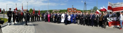 Rondo Tajnej Organizacji Wojskowej Gryf Pomorski – uroczyste otwarcie – fot. Leszek Spigarski
